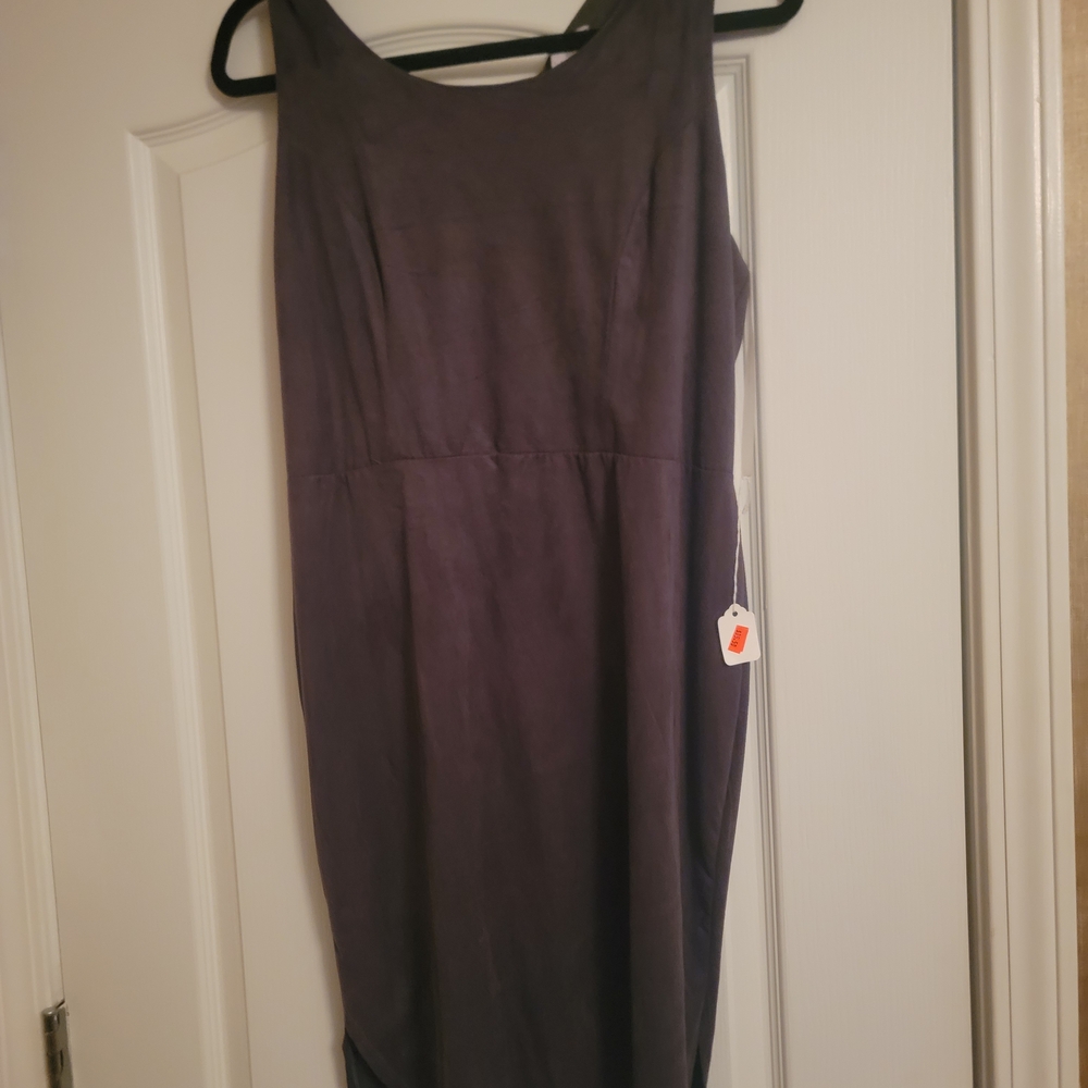 Chic Sleeveless Purple Midi Dress - Picture 1 of 2